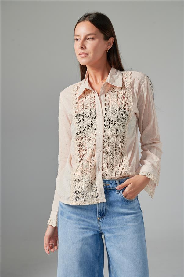 Camisa Vandal Plumeti Bordada